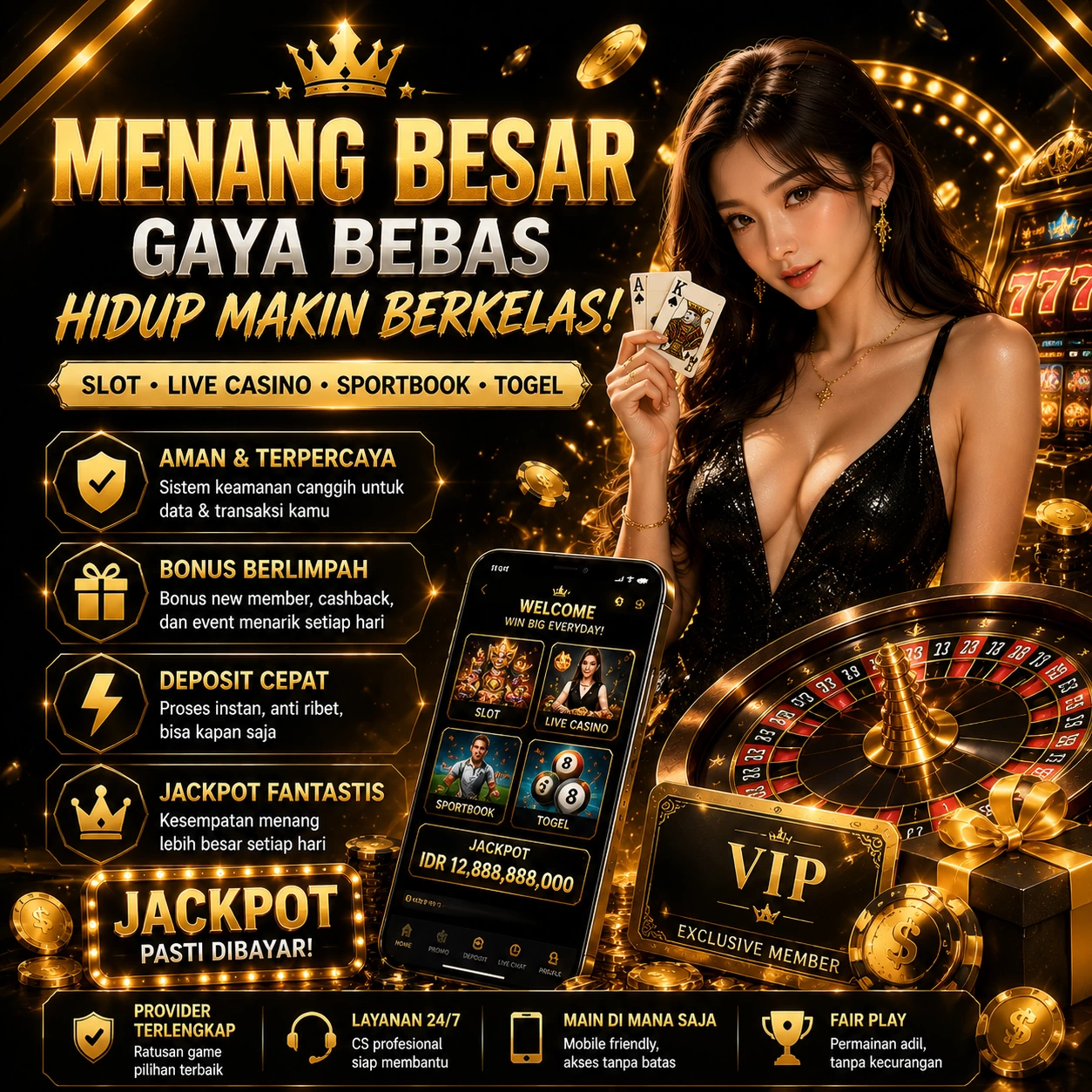 Main ajaib88w.com Menang Jackpot Besar